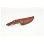 Matsato Couteau Cuisine Japonais Avec Étui Cuir. Couteau Japonais Professionnel 15.7cm, Couteaux de Cuisine, Survie, Chasse, Bou