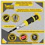 SabreCut AHPSC01 Perforatrice centrale automatique robuste avec force de frappe réglable de 60 à 140 newtons Convient pour le mé
