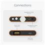 iFi Hip-dac2 - Amplificateur de Casque DAC symétrique Portable pour Android, iPhone avec entrée USB Uniquement/Sorties : 3,5 mm 