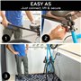 BIKE NOOK T Le support vertical original pour vélo pour le rangement dans le garage, pour une utilisation intérieure et extérieu