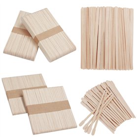 Belle Vous Spatule Bois pour Cire (Lot de 500) - Spatule Cire Epilation Jetable - Petite
