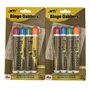 Lot de 8 tampons de bingo de couleurs assorties
