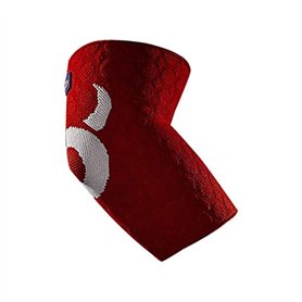 Manchon de Compression Protège Coude et Bras Rouge Taille L