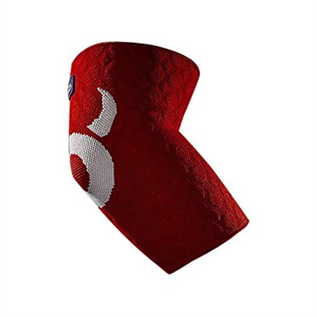 Manchon de Compression Protège Coude et Bras Rouge Taille L
