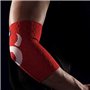 Manchon de Compression Protège Coude et Bras Rouge Taille L