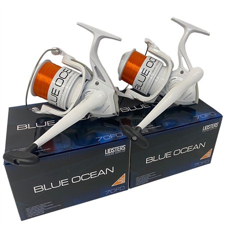 Lidsters Blue Ocean 7000FD Lot de 2 grands moulinets de pêche en mer