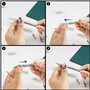 Belle Vous Ensemble de 65 Lames Artisanales avec Tapis de Découpe A4 - Kit Modelisme Exacto - Idéal pour le Papier, Scrapbooking