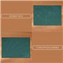 Belle Vous Ensemble de 65 Lames Artisanales avec Tapis de Découpe A4 - Kit Modelisme Exacto - Idéal pour le Papier, Scrapbooking