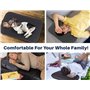 TREKOLOGY Grand Coussin Gonflable - Coussin de Camping en Aluminium pour la Plage et Le Camping - Oreiller Gonflable pour Les Av
