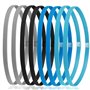 Jinlaili 8Pcs Bandeau de Sport Homme