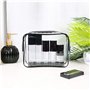 NATUCE 4 pièces Trousses de Toilette Transparente, PVC Étanche Trousse de Maquillage de Voyage, Sac de Toilette, Cosmétique Orga