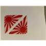 Gelz Autocollant pour plaque d'immatriculation Motif soleil levant du Japon Rouge/blanc 55 mm