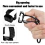 4 Pcs Pinces à Gant pour Gants de Travail Pince à bâche avec Mousqueton Clip Porte Gant Multifonctionnelle anti Perte Glove Clip