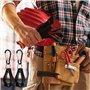 4 Pcs Pinces à Gant pour Gants de Travail Pince à bâche avec Mousqueton Clip Porte Gant Multifonctionnelle anti Perte Glove Clip