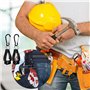 4 Pcs Pinces à Gant pour Gants de Travail Pince à bâche avec Mousqueton Clip Porte Gant Multifonctionnelle anti Perte Glove Clip