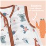 schlummersack Slumbersac gigoteuse à pieds été pour bébé 0.5 Tog 80 cm en mousseline de bambou, douce et légère, Kangaroo | Turb