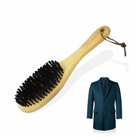 Brosse à vêtements pour enlever les peluches en bois de sanglier pour poils de cachemire