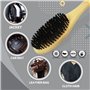 Brosse à vêtements pour enlever les peluches en bois de sanglier pour poils de cachemire, laine et velours avec poignée, pour en
