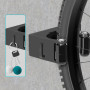 Belle Vous Clip d’Accroche Velo Mural - Crochet Velo Mural d’Intérieur/Extérieur - Porte Velo Mural pour Garage - Support Mural 