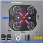 Machine de Boxe Musicale, Music Boxing Machine Bluetooth Rechargeable à Montage Mural avec 3 Niveaux de Vitesse, Gants, Lumières