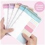 OWill To Do List Bloc Note, A5 To-do Listen Block, 5 Paquets 150 Feuilles, pour Maison et Bureau, 13x20 cm Carnet Planificateur 