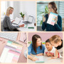 OWill To Do List Bloc Note, A5 To-do Listen Block, 5 Paquets 150 Feuilles, pour Maison et Bureau, 13x20 cm Carnet Planificateur 