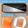 Colexy Machine Sous Vide Alimentaire, 6 en 1 Appareil de Mise Sous Vide 80 kPa avec 30 cm Bande de Scellage pour Conservation de