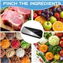 Colexy Machine Sous Vide Alimentaire, 6 en 1 Appareil de Mise Sous Vide 80 kPa avec 30 cm Bande de Scellage pour Conservation de