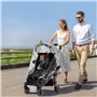 CNMTCCO Habillage Pluie Universelle Pour Poussette, Protection Pluie Poussette Universelle Fenêtre Contact et Ouverture Frontale