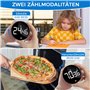 CNMTCCO Minuteur de Cuisine, Minuterie Timer Cuisine avec Affichage LED, Minuteur Aimanté pour la Cuisine, la Pâtisserie, l'appr