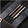 rOtring Stylo à bille métallique 600 + carnet | Pointe moyenne | Corps doré avec poignée moletée antidérapante | Rechargeable