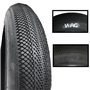 2 pneus 20 x 4.0 + chambres à air Paire de pneus SLICK FAT Bike E-Bike Roues 20"