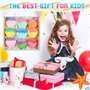 Mapille 9PCS Bombes de Bain pour Enfants avec surprise à l'intérieur, Boules de Bain avec bracelets sirène, Coffret de Bombes de