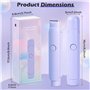 étanche IPX7 Tondeuse Intime Femme 2 en 1 Rasoir életctrique Rechargeable Tondeuse de Bikini av