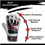 Gants de gardien de but de football junior pour garçons, enfants et jeunes – Gants de gardien de but de football avec paume supe