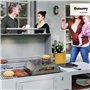 3 cm en acier inoxydable avec thermomètre intégré et fenêtre de visualisation pour barbecue