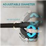 HOMCOM Support de réparation de vélo, support mural pour réparation de vélo avec pince réglable, support d'entretien pour vélo d