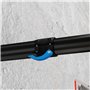 HOMCOM Support de réparation de vélo, support mural pour réparation de vélo avec pince réglable, support d'entretien pour vélo d