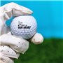 Shanker Golf Balles – The Golf Father Edition – Cadeau amusant pour papa golfeur – Pochette de 3 balles de golf tournoi – Cadeau