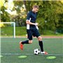 VILUXE Speed & Agility Training Lot de 20 grands marqueurs plats numérotés Multicolore avec poignée antidérapante en PVC Diamètr