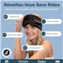 MyHalos Masque de sommeil 3D en soie avec bonnets pour les yeux – Masque de sommeil occultant pour homme et femme – Masques pour