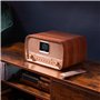 Roxel Amber Système HiFi compact rétro tout-en-un avec lecteur CD, DAB/DAB +, streaming audio BT, 40 W RMS, lecture et chargemen