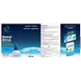 Kit de rinçage des sinus avec flacon souple et 50 sachets de sel, lavage nasal pour adultes et enfants, irrigation nasale nature