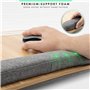 SEFFO Lap Desk Plateau moderne en bois pour ordinateur portable avec coussin doux – Léger et portable – Convient pour ordinateur