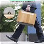 SEFFO Lap Desk Plateau moderne en bois pour ordinateur portable avec coussin doux – Léger et portable – Convient pour ordinateur