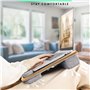 SEFFO Lap Desk Plateau moderne en bois pour ordinateur portable avec coussin doux – Léger et portable – Convient pour ordinateur
