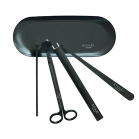 Atenai London Kit d'entretien de bougies de luxe 5 pièces | Coupe-mèche