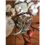 Broche chardon écossais pour femme, emblème national de la fleur d'Écosse