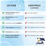Zo-Pure dentifrice siwak – LOT DE 4 dentifrices + 4 brosses bambou - Miswak blanchiment naturel - Siwak bâton extrait authentiqu