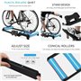 home trainer velo Support D'entraînement À Roulettes For Vélo D'intérieur, Table De Cyclisme Réglable, Exercice Silencieux, Fitn